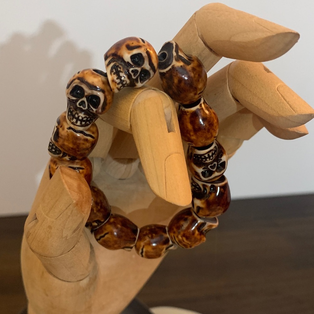 Skull Bead Bracelet